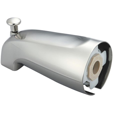 Olympia Olympia OP-640018-BN Combo Diverter Tub Spout - Brushed Nickel OP-640018-BN